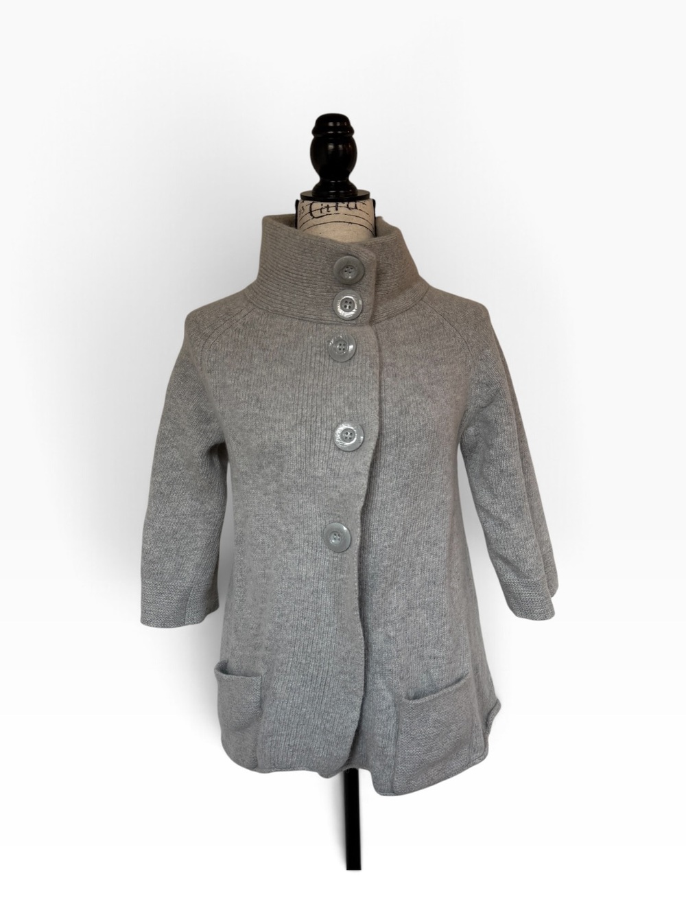 Fenn Wright Manson Women’s L Lambswool Angora Blend Knit Cozy Cardigan Sweater